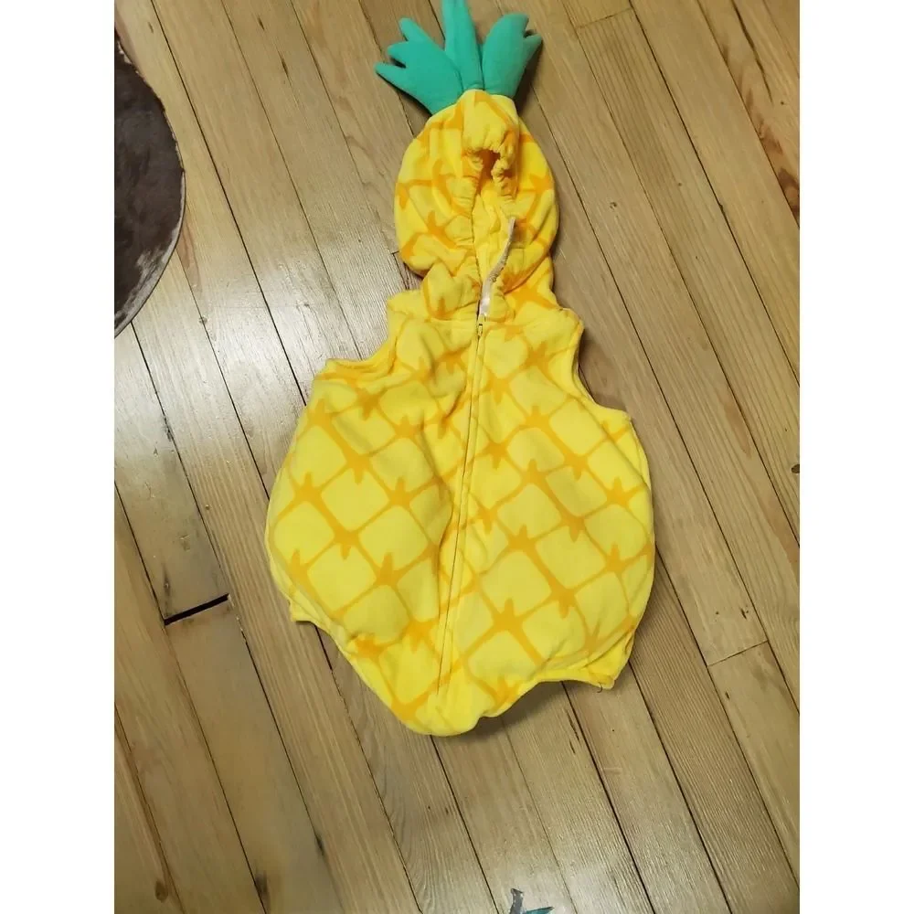 Carter's Plush Pineapple Costume Size 3-6 Months Toddler Halloween Outfit